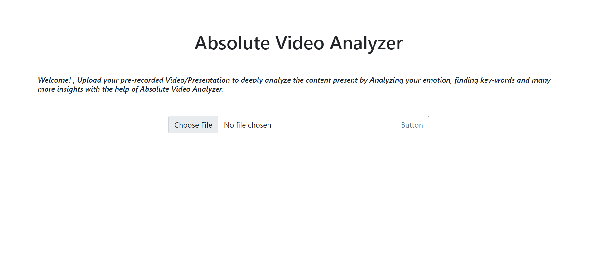 Absolute Video Analyzer